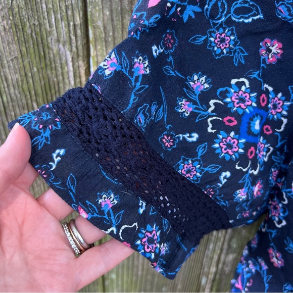 EUC Justice Peasant Top Tie Back - Picture 3 of 8